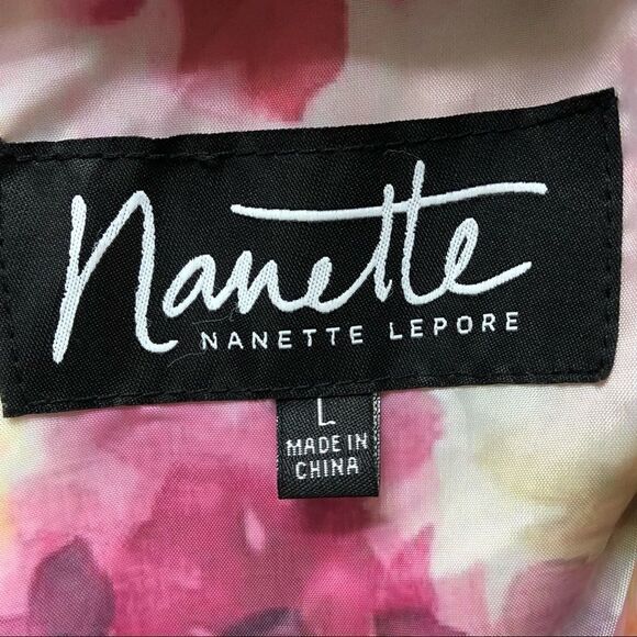 NANETTE LEPORE KHAKI  HOODED UTILITY SPRING JACKET  EXCELLENT CONDITION - Picture 14 of 15